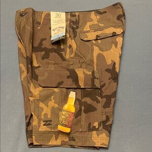 Billabong Brown Camouflage Cargo Shorts